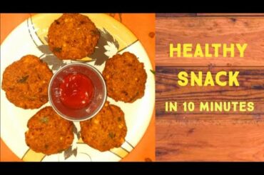 Healthy evening snack recipe/ crispy channa vada #eveningsnack #kidssnack