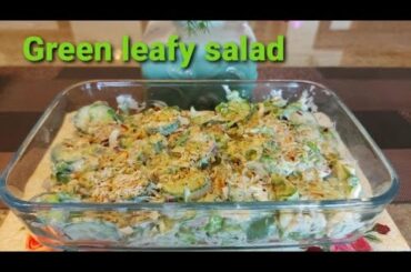Green salad recipe| Leafy salad | summer cool healthy salad |Healthy Lettuce salad for weight Loss