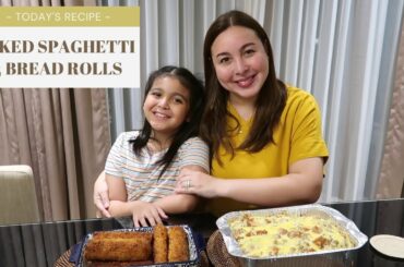 MARJORIE'S KITCHEN: BAKED SPAGHETTI & BREAD ROLLS RECIPE