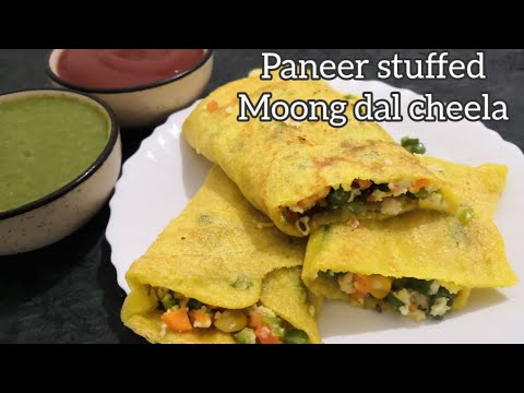 Moong Dal chilla |Protein rich breakfast recipe| paneer stuffed chila | Healthy breakfast recipes | Moong Dal chilla |Protein rich breakfast recipe| paneer stuffed chila | Healthy breakfast recipes |