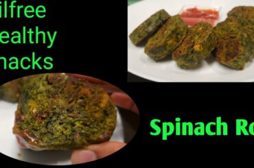 Healthy tea time snacks | Quick Crunchy Snacks | Tasty Palak Snacks Recipe | Crispy Snacks Recipe