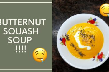 HOMEMADE BUTTERNUT SQUASH SOUP|HEALTHY RECIPES