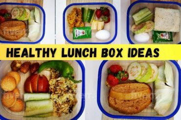 EASY HEALTHY PACKED LUNCH IDEAS. For school or work!