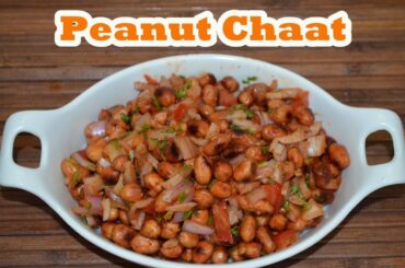 Healthy Peanut Chaat Recipe|| Peanut Chaat || Mungfali  Chaat ||  How to make Peanut Chaat
