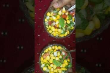 American Corn Salad Recipe | Healthy Mix Salad For Weight Loss | Mix Salad At Home  #shorts
