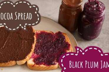 Healthy Bread Spreads - Jamun Jam | Neredu Palla Jam | Chocolate Spread | Homemade Nutella and  Jam