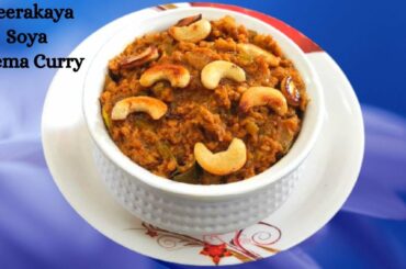 Beerakaya Soya Keema Curry Rice, Chapati best combinations | Trendy and Healthy Recipes