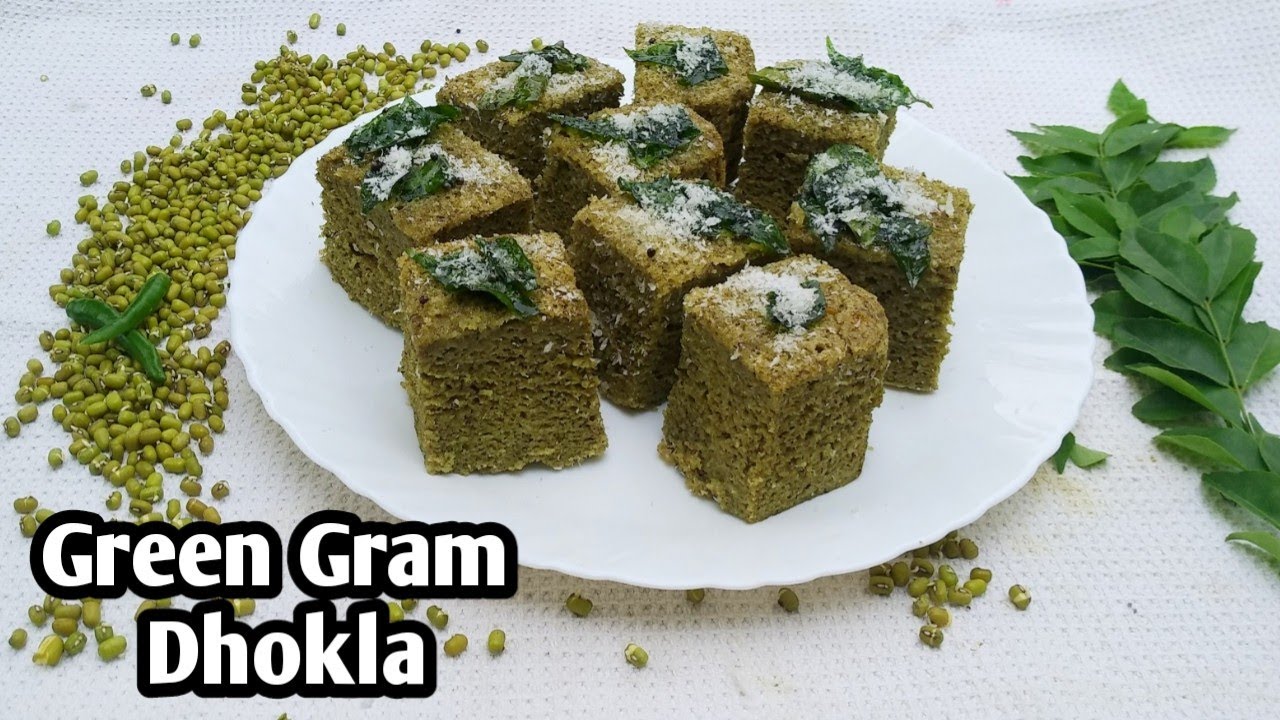 Green Gram Dhokla|Moong Dal Dhokla Recipe|Healthy snack Recipe Green Gram Dhokla|Moong Dal Dhokla Recipe|Healthy snack Recipe