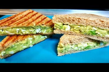 Avocado Sandwich Recipe| How to Make Healthy Avocado egg Sandwich| Easy Healthy Breakfast ever/Eggs