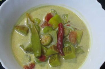 Pumpkin Ivy Gourd Coconut Milk Stew / Dinner Recipes / Veg Recipes / Ivy gourd Recipes 756
