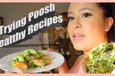 TRYING KOURTNEY KARDASHIAN'S BRAND POOSH | HEALTHY RECIPES | CLARAAXOXO