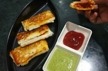 Bread Pizza Pockets| Less Oil Recipe #healthy #zerooilrecipe #watch #youtubeshortsvideo