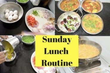 Indian Sunday Lunch Routine 2017 || My Sunday Lunch Routine || Sunday Lunch Recipes