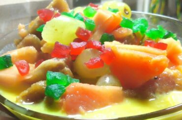 Fruit Custurd # Healthy Fruit salad # kids healthy recipes # Custurd Fruit # healthy foods