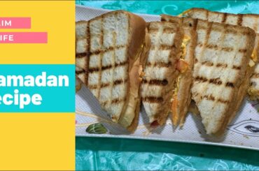 Egg sandwich recipe | lunch box recipe | vegetables sandwich #shorts | iftar recipe |ramadan recipe