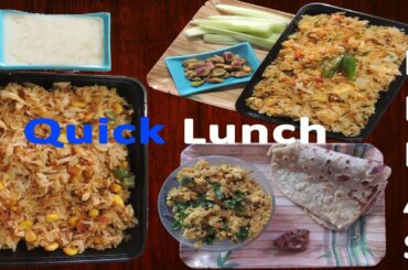 Healthy Lunchbox Ideas ||  Indian Lunch Box Recipes