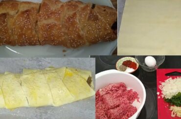 (Ramadan special) Healthy and tasty Puff pastry beef kebab bread recipe