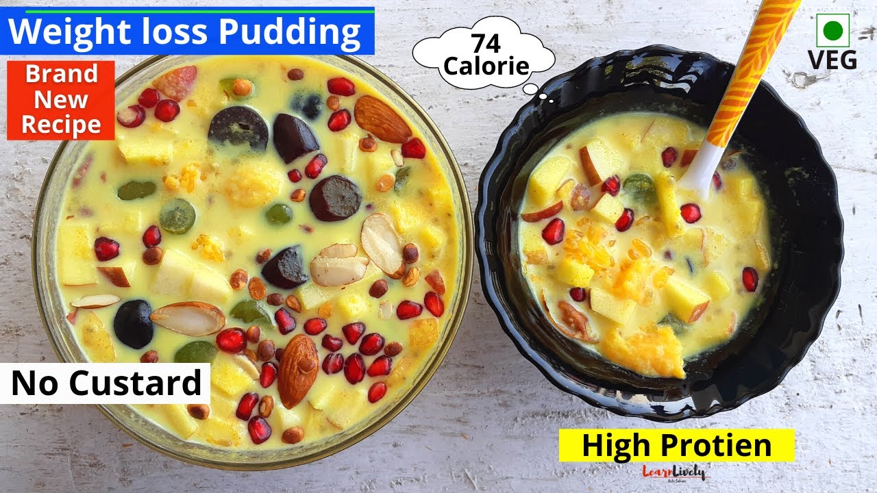 Weight loss Pudding | High Protien Weight Loss Recipe (In Hindi) No Sugar Gluten Free Dessert Idea Weight loss Pudding | High Protien Weight Loss Recipe (In Hindi) No Sugar Gluten Free Dessert Idea