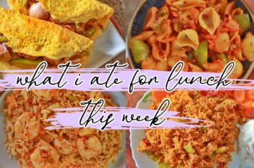 WHAT I ATE FOR LUNCH THIS WEEK | EASY HEALTHY RECIPES | MONDAY TO SUNDAY | MAITRAYEE HALDER