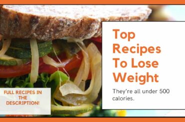 Healthy Low Calorie Recipes For Weight Loss-They’re all under 500 calories.