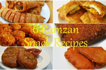 6 Quick & Easy Ramzan Snack Recipes 2021  | Ramadan Recipe Ideas | Iftar Recipes by Bong Hneshel