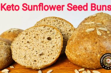HOW TO MAKE KETO SUNFLOWER SEED BUNS - CHEAP, HEALTHY, LIGHT, SOFT, FLUFFY & SO CRISPY WHEN TOASTED