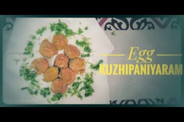 Egg Kuzhipaniyaram / Healthy snacks recipe
