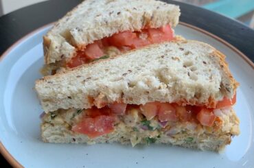 Healthy Chickpeas Sandwich - EASY VEGAN Lunch Recipes