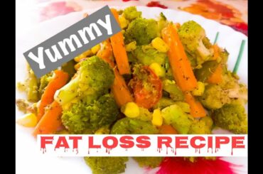 Healthy Boiled Brocolli and Carrot Salad  || Lunch/Dinner recipe for fast weight loss