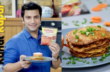Besan Chilla Pancakes with Oats | Kunal Kapur Recipes | Indian Breakfast Recipe