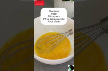 Banana Oatmeal Pancakes | Quick and Healthy Breakfast Recipe #Shorts