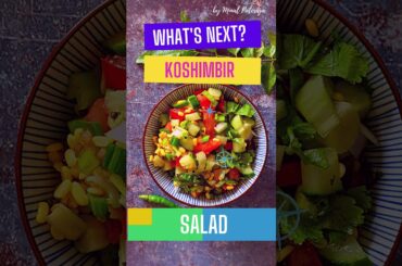 Koshimbir | Quick Healthy Vegetarian Salad Recipe | #shorts