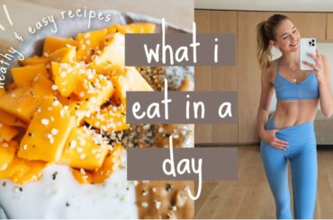 What I Eat in a Day as a Model - healthy recipes