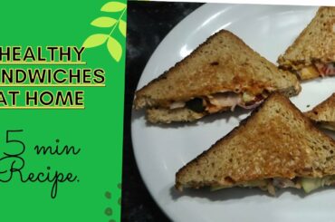 Healthy #Sandwiches Home made || Tasty Sandwiches || Recipe of sandwiches |How to make Indian snacks