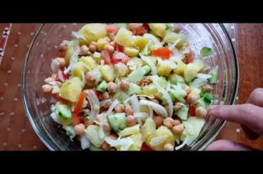how to make healthy salad |salad for iftar |salad recipe by Pakistani mom in Italy