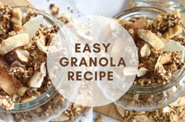 Gluten Free Granola / Sugar free / Easy Recipe