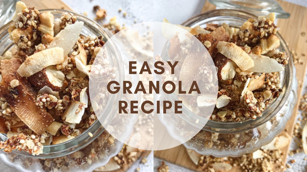Gluten Free Granola / Sugar free / Easy Recipe Gluten Free Granola / Sugar free / Easy Recipe