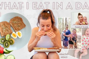 WHAT I EAT IN A DAY On The Weekend | Healthy Meals + Family Time!