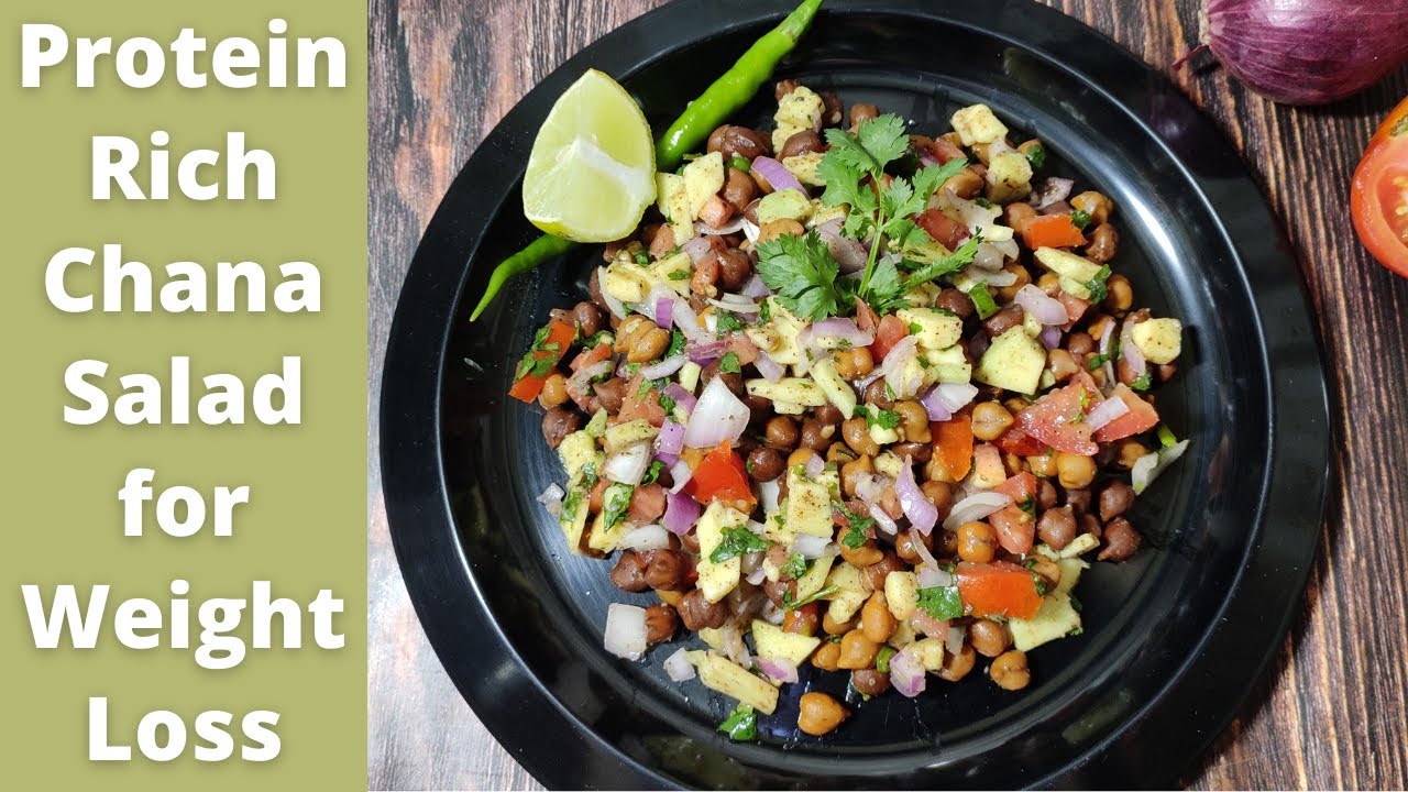 Protein Salad | Weight Loss Recipe | Black Chana or Chickpea Salad | The Chef in You – by Prashi Protein Salad | Weight Loss Recipe | Black Chana or Chickpea Salad | The Chef in You - by Prashi