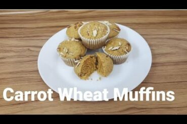 Carrot Wheat Muffin | Low Calorie Muffin | Healthy Muffin | Healthy Snacks | Carrot cup cake recipe