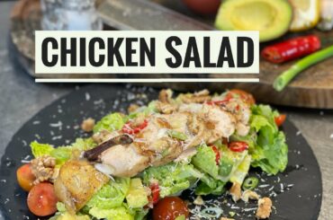 Healthy Chicken salad recipe| chicken salad| Cook With Jahid