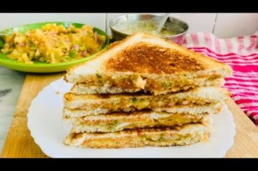 Spicy sprout potato sandwich | How to make Healthy & easy sandwich recipe | Sprout sandwich |#shorts