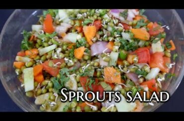 Sprouts salad | Low calorie recipe for weight loss | Healthy recipe | Nutrition food|veg salad