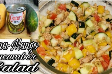 Tuna-Mango and Cucumber Salad  / Quick and Easy Salad Recipe