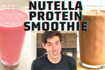 2 HEALTHY High Protein SMOOTHIE RECIPES For Building Muscle & Losing Fat (Plus 1-pan Vegan Recipe)