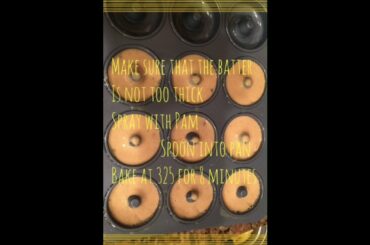 Ideal Protein Recipes | Mini Chocolate Chip Doughnuts