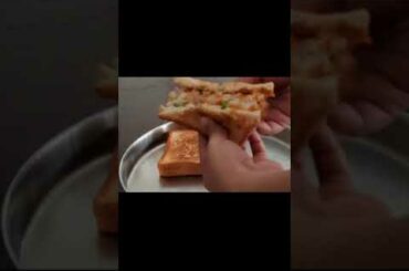 Simple and Healthy Bread Sandwich/Easy Snacks Recipe/Veg Bread Sandwich #shorts #vegsandwich