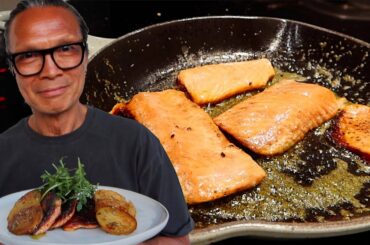 Iron Chef Dad Does Healthy Salmon Recipe