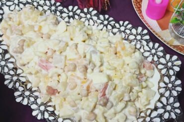 Healthy Russian Salad Recipe | Restaurant Style | Easy To Make