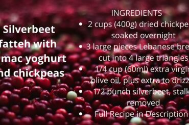 Healthy recipes for an healthy diet